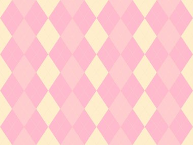 Tatlı pastel pembe ve krem rengi elmas desenli. Kadınsı markalaşma, web siteleri, bloglar veya el işi projeleri için mükemmel..