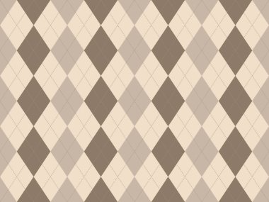 Tarafsız bej ve kahverengi tonlarda zarif baklava deseni. Arkaplan, tekstil, ambalaj veya web sitesi tasarımı için mükemmel.