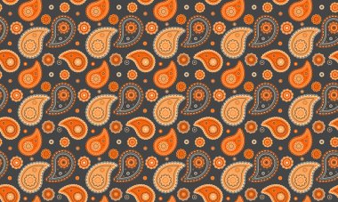 Dot spa ve klasik güzellik. Perde desenli örtülü zarif. Salatalık modasında vektör karmaşıklığı. Muhteşem zenginliğin doğu buta 'sı.