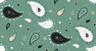 Botanik fayansla asgari kıvırcık. Duvar kağıdındaki nokta, basitlik Arapçası. Şallı elbise olarak grafiksel giysiler. Tropik simetri, boho boteh.