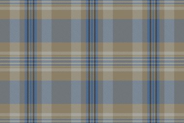Döşeme tekstil kontrolü, boya dokusu pürüzsüz. Pastel ve mavi renk paletinde hippi desenli tartan vektör ekoseli.
