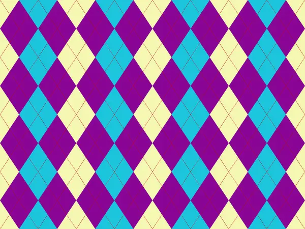 Deri rengi, mor ve soluk sarı renkli canlı baklava deseni. Kalın bir geometrik tasarım arka plan, tekstil veya moda projeleri için mükemmeldir..