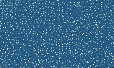 Küçük beyaz ve açık mavi noktalarla dağılmış sakin mavi arkaplan. İnternet sitesi afişleri, şenlikli tasarımlar ya da zarif desenler için mükemmel. Sükunet, kış ya da yıldızlı geceleri çağrıştırır..