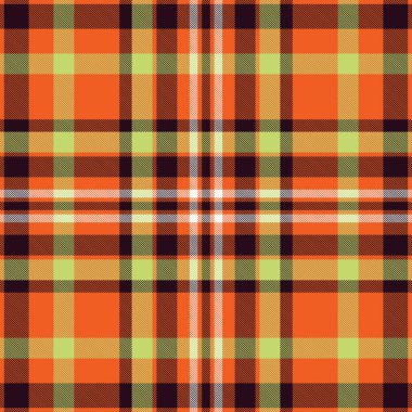 Sıcak sonbahar renklerinde klasik tartan deseni. Samimi, kırsal ve geleneksel bir his gerektiren arka plan, tekstil, giyim ve tasarım projeleri için mükemmel..