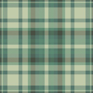 Seamless tartan pattern. Classic textile design in shades of green. Perfect for backgrounds, fabrics, or modern digital projects.