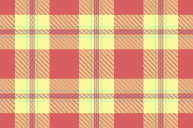Vibrant plaid pattern in red and yellow, accented with subtle blue. Classic textile design, suitable for backgrounds, overlays, and fashion design projects.