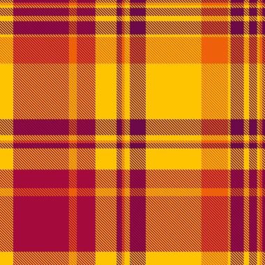 Sıcak, canlı turuncu desenli ve altın, turuncu ve erikle kesişen çizgiler. Arkaplan, tekstil ya da samimi, davetkar bir tasarım öğesi için harika..