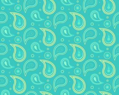 Giysi sükunetinde dekoratif botanik. Kusursuz poster ve desenli kumaş parçası. Döşeme dekorasyon baskısı ile tekrar ediliyor. Hint tarzını klasik kıyafetler olarak eğri.