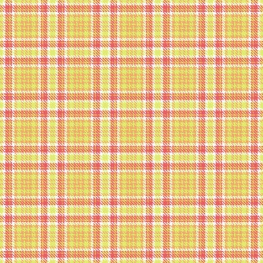 Kesişen çizgilerle canlı ekose desen. Kusursuz, renkli bir tekstil tasarımı. Özgeçmiş, giysi, el işi ve yaratıcı projeler için mükemmel. Klasik, çok yönlü doku..