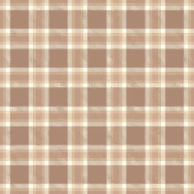 Bej desenli, ekose desenli. Arkaplan, moda ya da samimi temalar için geleneksel bir tekstil tasarımı. Tasarım, duvar kağıdı veya kumaş dokusu için kullan.