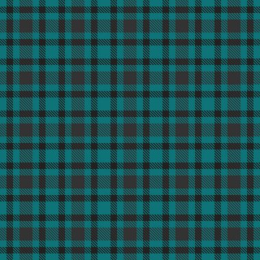 Klasik ekose desenli, kusursuz ve çok yönlü. Teal ve Gray kontrol tasarımı, özgeçmiş, tekstil ve bayram teması için ideal. Zamansız doku.