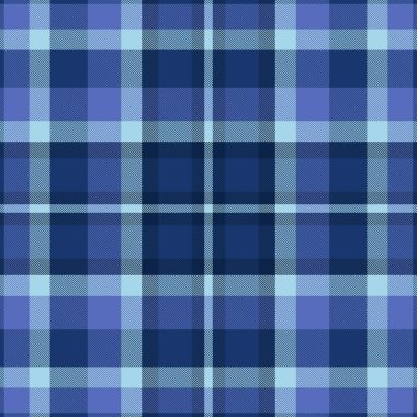 Serin maviler içinde kusursuz ekose desenli. Tekstil, arka plan ya da grafik tasarım projeleri için mükemmel. Klasik, çok yönlü bir doku..
