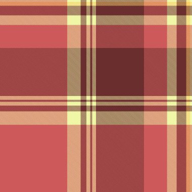 Sıcak tonlu ekose desenli. Kırmızılar ve sarılar içinde kusursuz tekstil tasarımı, klasik veya samimi bir his yaratıyor. Klasik temalı arkaplan, kumaş veya tasarımlar için kullan.