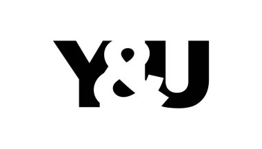 Logo tasarımın cesurca. Siyah beyaz kimlik sembolü. Modern tipografi simgesi. Şirket marka ikonu. En küçük iş şablonu.