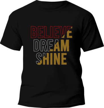 Tipografi t gömlek tasarımı