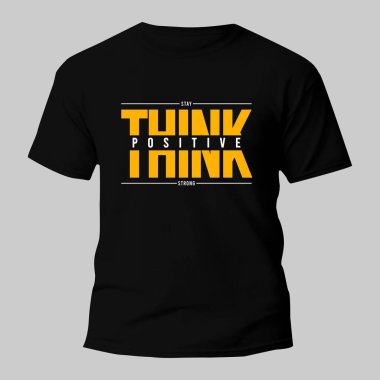 Pozitif Tişört Tasarımı Düşün