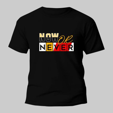 Tipografi t gömlek tasarımı