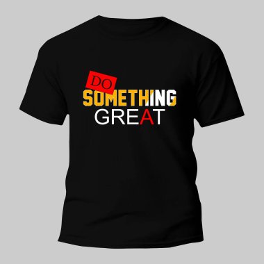 Tişört tasarımı için tipografi alıntısı. T-shirt tasarımı için klasik tipografi alıntısı