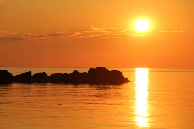 Kanepe de soleil lac St Jean Quebec Kanada