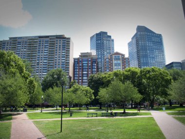 Boston şehir merkezi ana ABD