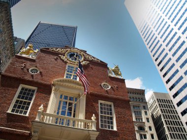 Boston şehir merkezi ana ABD