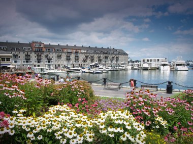 Boston şehir merkezi ana ABD