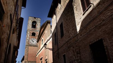 Eski şehir Siena 'nın manzarası, Toskana