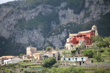 Eski şehrin güzel manzarası