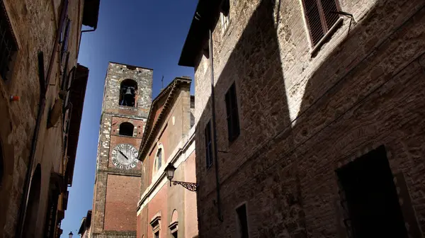 Eski şehir Siena 'nın manzarası, Toskana