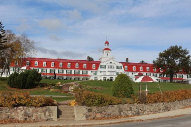 Quebec Kanada - Ekim 21: Quebec Quebec Quebec 'teki eski kasaba. Quebec 'in tarihi ve kültürel bir yeridir. -