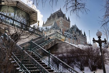 Quebec Kanada 'da kış