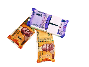 Hint Rupisi 100 Para Birimi Defteri, 200 Rupi, Arkaplan yok.