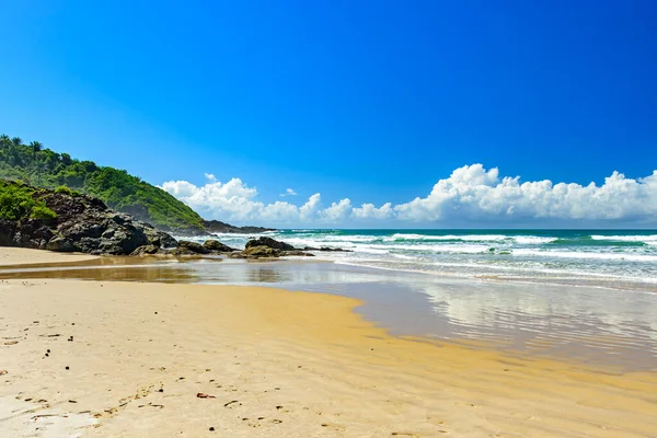 Praia Vazia Serra Cidade Serra Grande Litoral Baiano Brasil — Fotografia de Stock