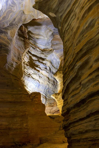 Vstup Hluboké Jeskyně Lapinha Otevřené Pro Návštěvu Sete Lagoas Státě — Stock fotografie