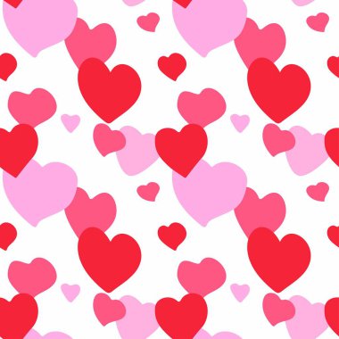 Sevimli, el yapımı, pürüzsüz kalp deseni. Çekici bir fon, Sevgililer Günü ve diğer romantik durumlar için ideal. Tekstil ürünleri, ambalaj kağıtları, duvar kağıtları ve afişler için uygun. Vektör çizimi