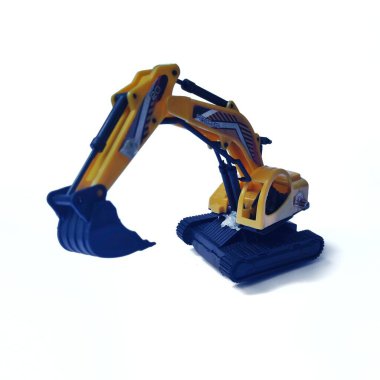 kazıcı beyaz arkaplanda izole edildi