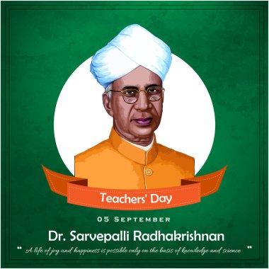 5th September teachers day celebration poster design clipart