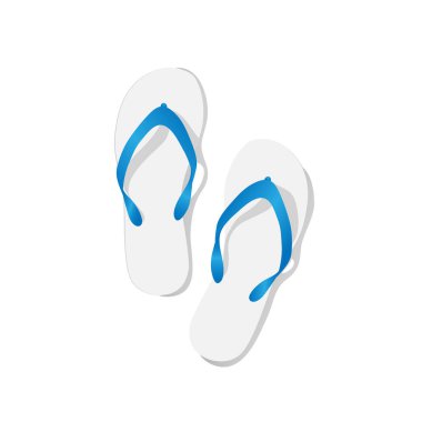 flip flops Düz vektör çizimi
