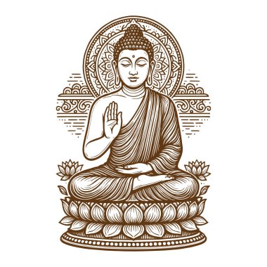 Buddha için Goutam Buddha illüstrasyonuName