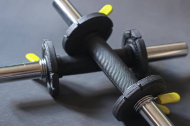 Spor malzemeleri, spor eğitimi, yaşam tarzı konsepti