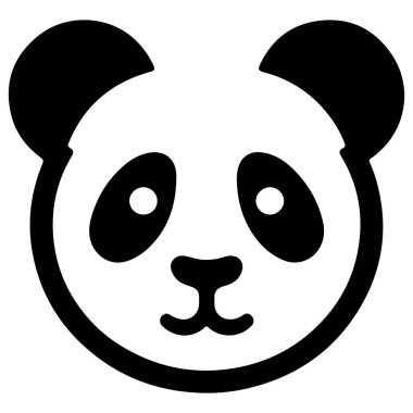 Bu sevimli panda ikon vektör sanatı stilize panda yüzü ve tasarım gibi karikatür içeriyor. Çocuk projeleri, uygulamalar, web siteleri ve markalaşma için ideal olan bu minimalist panda simgesi, her dijital ya da yazıcıya bir nebze neşe katar.