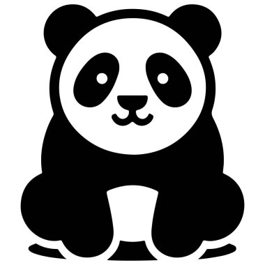 Bu sevimli panda simgesi dijital tasarımlar, web siteleri ve baskı projeleri için mükemmel. Minimalist, stil gibi bir çizgi filmle bu panda yüzü vektör sanatı markalaşma, logo ya da grafik projelere neşeli ve dostane bir hava katıyor. Tasarım