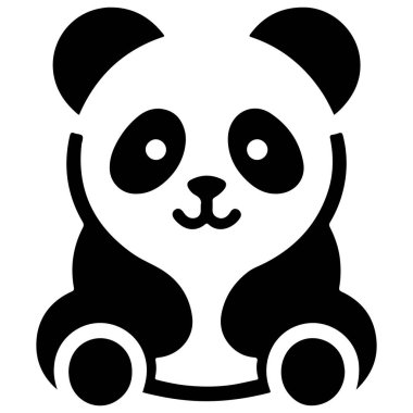 Bu sevimli panda simgesi dijital tasarımlar, web siteleri ve baskı projeleri için mükemmel. Minimalist, stil gibi bir çizgi filmle bu panda yüzü vektör sanatı markalaşma, logo ya da grafik projelere neşeli ve dostane bir hava katıyor. Tasarım