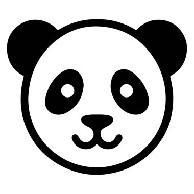 Bu sevimli panda ikon vektör sanatı stilize panda yüzü ve tasarım gibi karikatür içeriyor. Çocuk projeleri, uygulamalar, web siteleri ve markalaşma için ideal olan bu minimalist panda simgesi, her dijital ya da yazıcıya bir nebze neşe katar.
