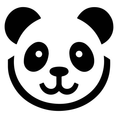Bu sevimli panda ikon vektör sanatı stilize panda yüzü ve tasarım gibi karikatür içeriyor. Çocuk projeleri, uygulamalar, web siteleri ve markalaşma için ideal olan bu minimalist panda simgesi, her dijital ya da yazıcıya bir nebze neşe katar.