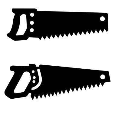 El testeresi ikonları DIY projeleri, inşaat siteleri ya da basit ve temiz bir testere çizimi gerektiren her proje için mükemmeldir..