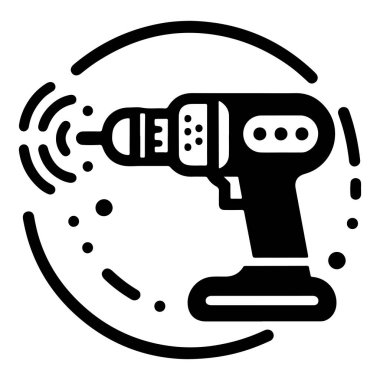 Beyaz Arkaplanda Güç Sondajı Simgesi