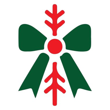 Bu resim, geleneksel kırmızı ve yeşil bayram renklerinin birleşiminden oluşan eşsiz bir tasarıma sahip şenlikli bir Noel yayını içeriyor. Yay, kar tanelerine ya da ağaç dallarına benzeyen şekillendirilmiş kırmızı elementlerle süslenmiş. Bu da onu kutsallığın mükemmel bir temsilcisi yapıyor.