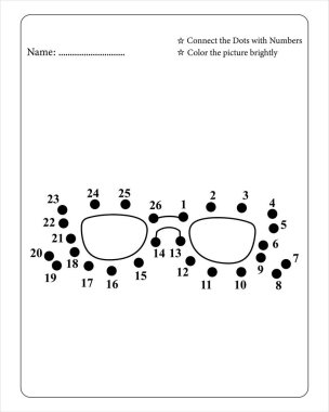 Okul Dot to Dot Çocuk Eğitim ve Eğlence İçin Etkinlik Kitabı