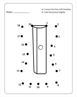 Okul Dot to Dot Çocuk Eğitim ve Eğlence İçin Etkinlik Kitabı